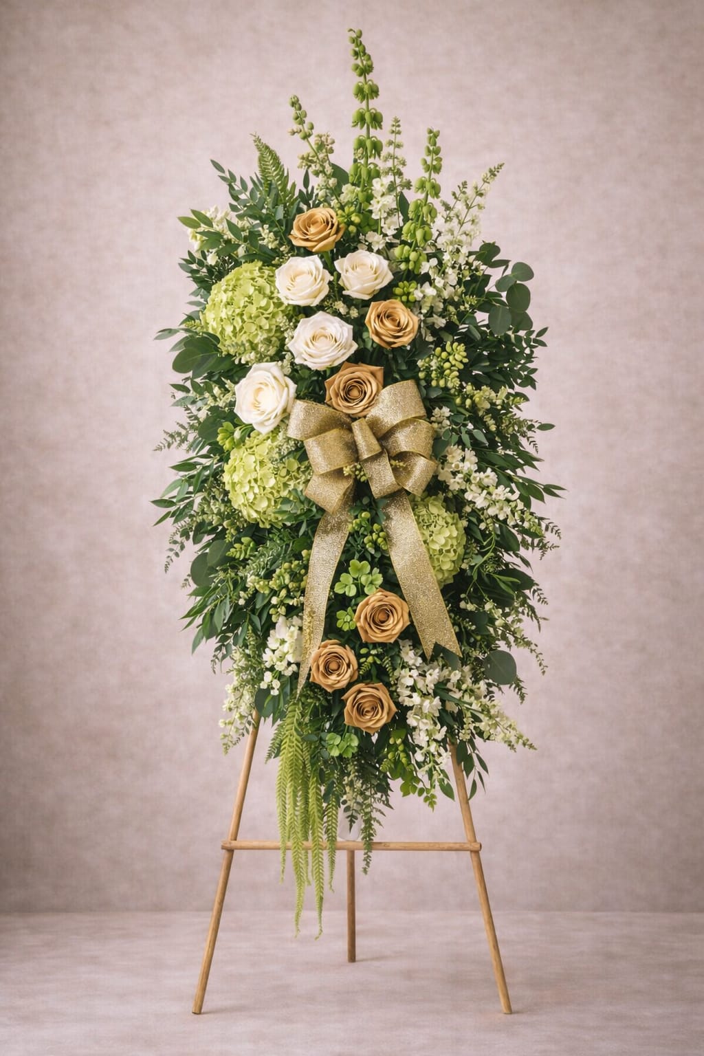 The Emerald Reverence Standing Spray